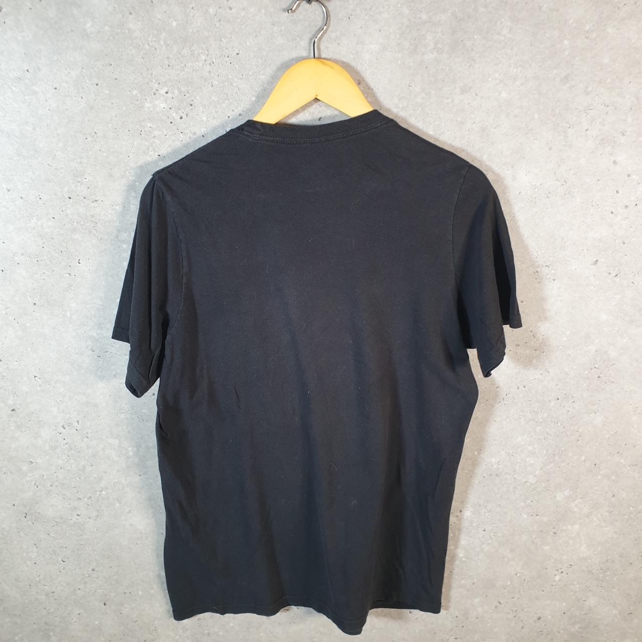 Vintage Adidas Amplifier T Shirt Men’s Medium Black Three Stripes Logo Athletic