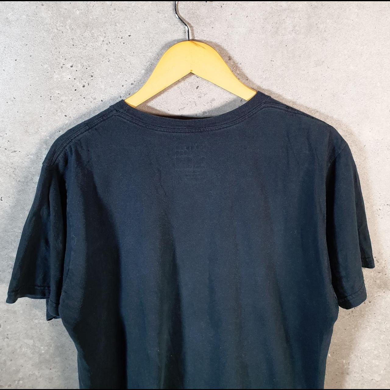 Vintage Adidas Go Tee Spellout T Shirt Shirt Men’s Large Black Three Stripes Logo Athletic C9842