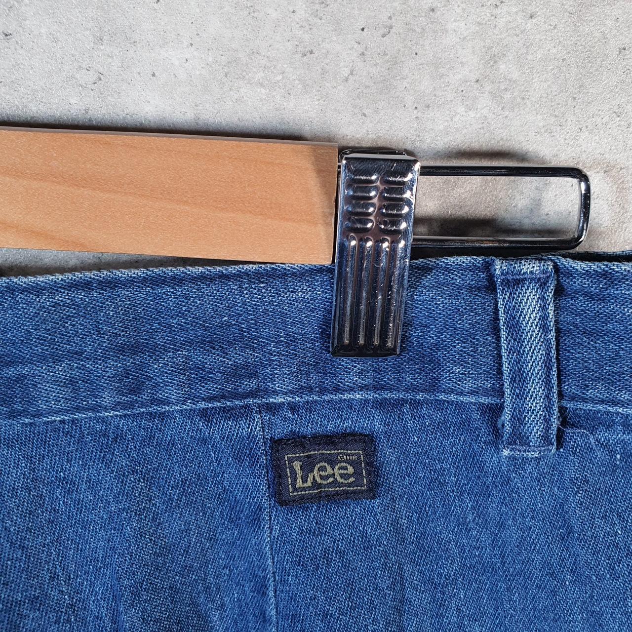 Vintage Lee Baggy Shorts Jorts Cargo Womens W30 Blue Denim Relaxed Cargo