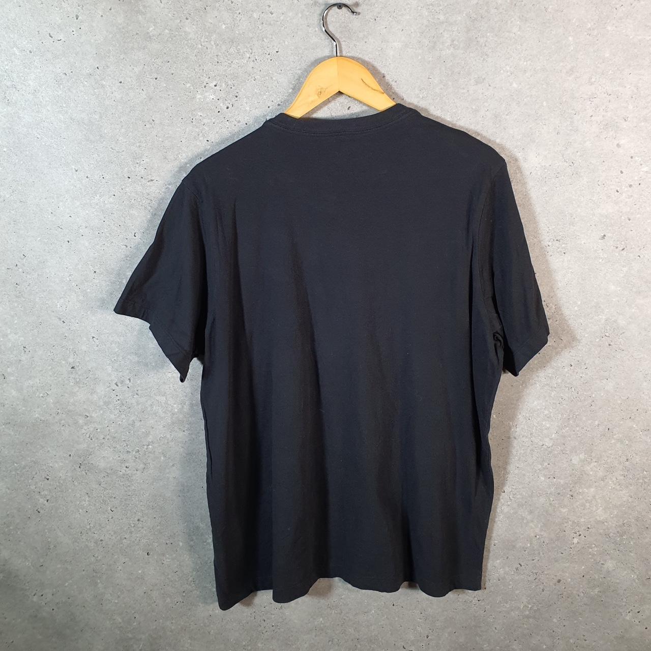 Vintage Nike Club T Shirt Men’s XL Black Embroidered Swoosh Logo Athletic Big Fish Vintage