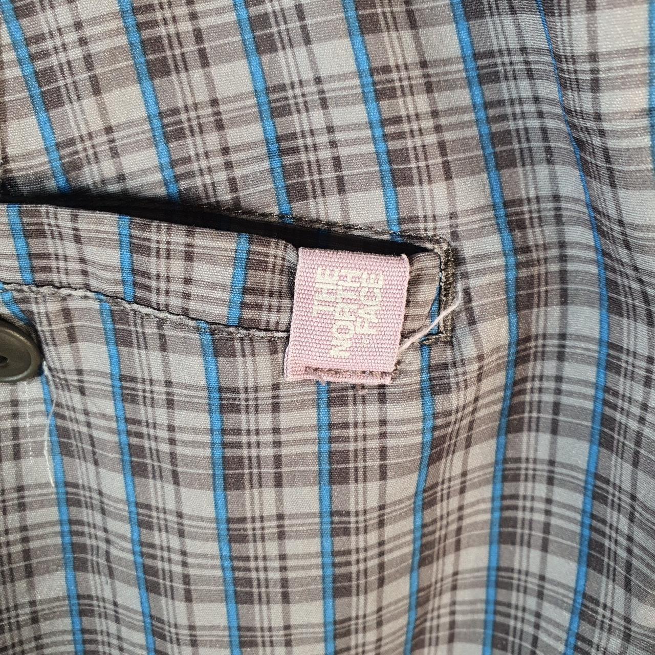 Vintage The North Face TNF Shorts Jorts Chino Cargo Men’s W34 Grey Checkered Baggy Cotton
