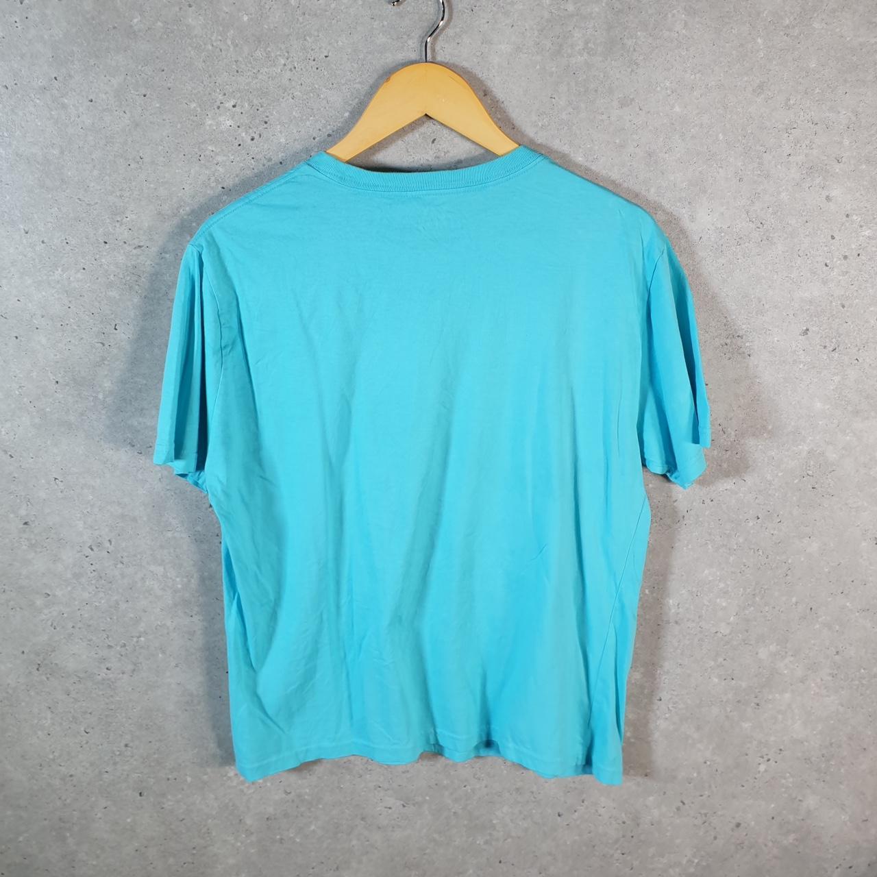 Vintage Ralph Lauren Polo T Shirt Womens XL Blue Embroidered Pony Classic Fit C8620