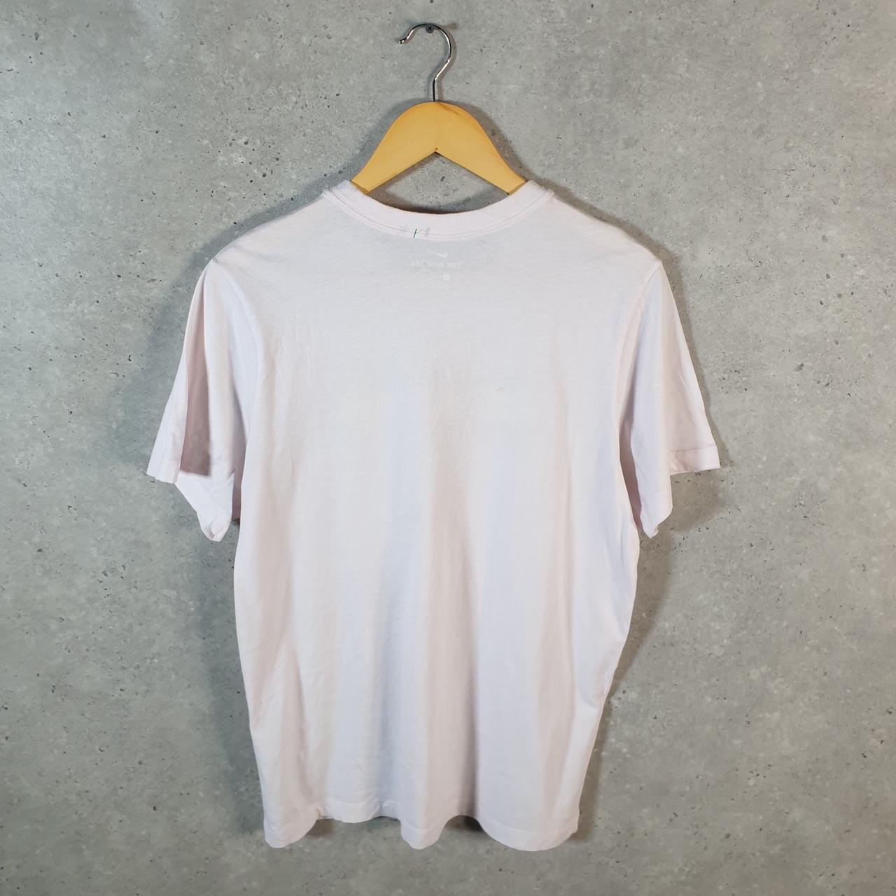 Vintage Nike Just Do It T Shirt Men’s Medium White Logo Printed Swoosh Athletic