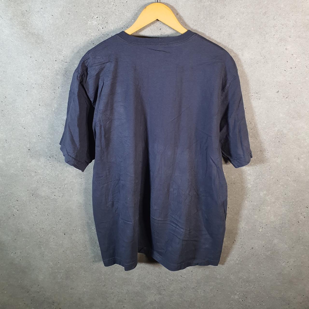Vintage Carhartt Pocket T Shirt Men’s Large Navy Blue Workwear Chore Utility Original Fit