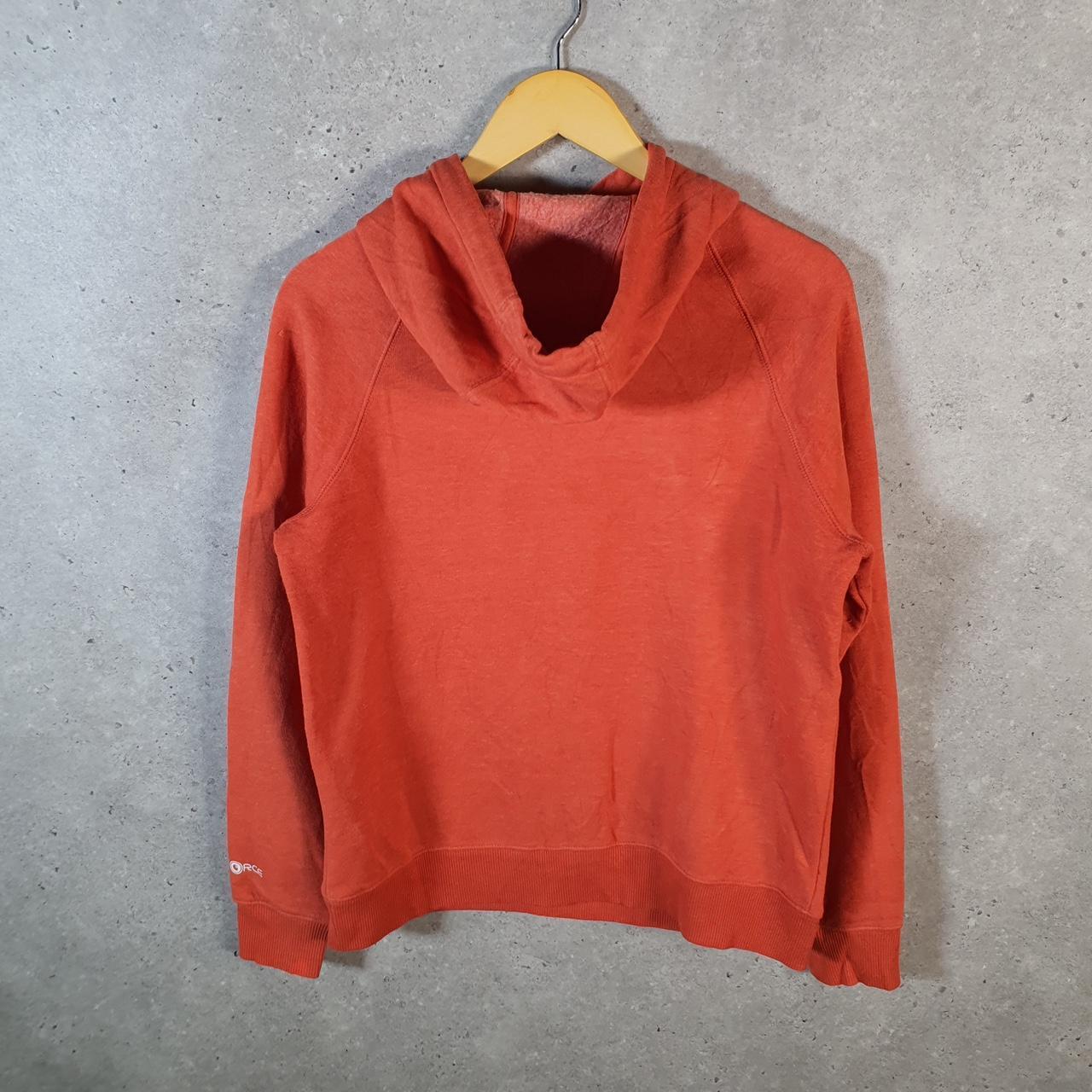 Vintage Carhartt Hoodie Womens Small Red Pullover Blank USA Relaxed Fit
