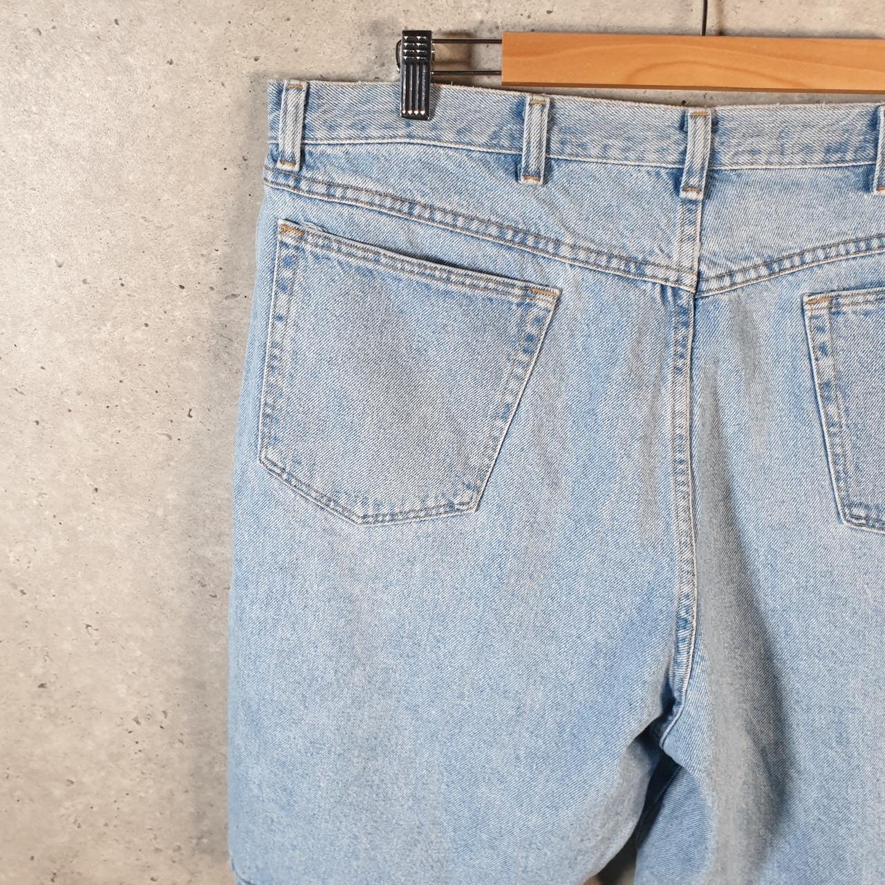 Vintage Wrangler Denim Shorts Jorts Cargo Men’s W40 Blue Baggy Cotton