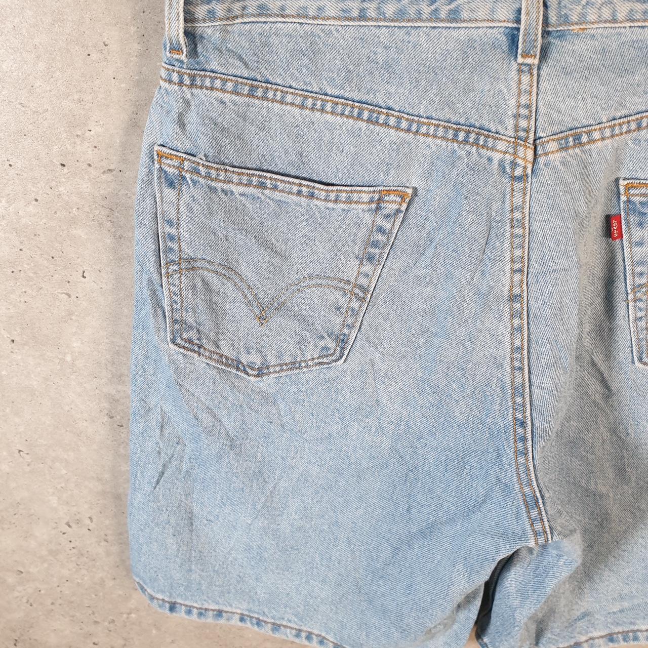 Vintage Levi’s 550 Baggy Shorts Jorts Cargo Mens W36 Blue Relaxed Denim