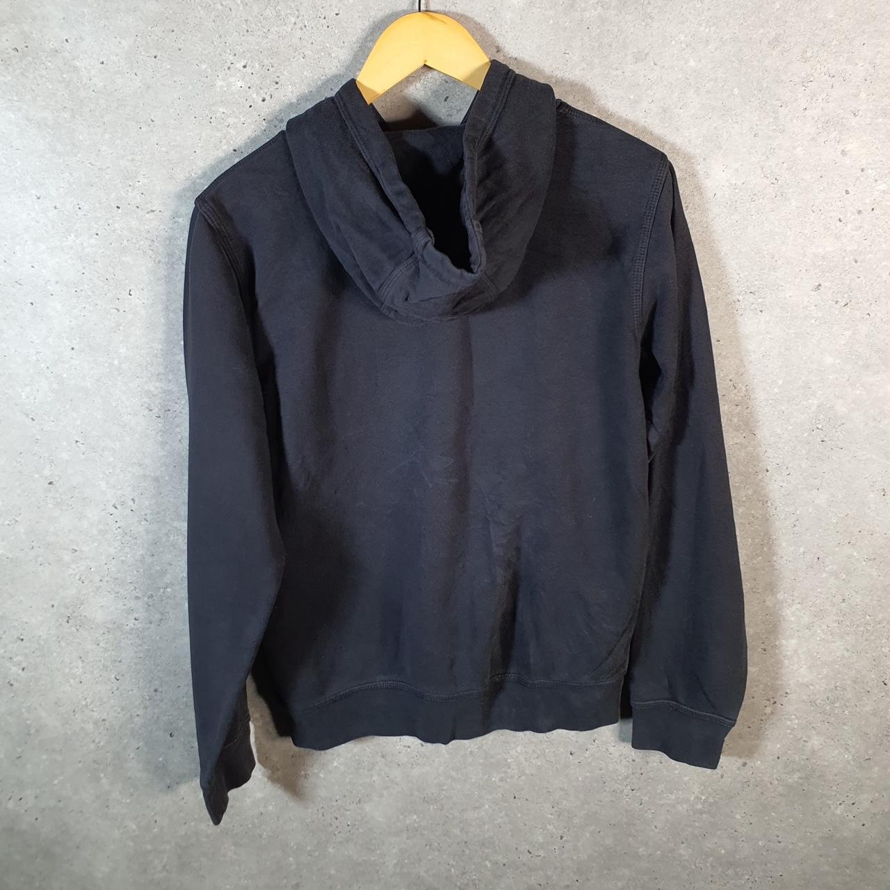 Vintage Nike Club Embroidered Hoodie Men’s Small Black Swoosh Y2K Pullover Logo