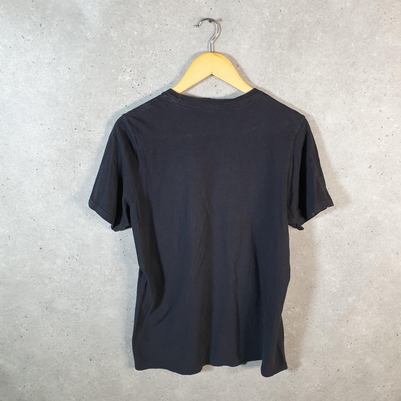 Vintage Adidas Amplifier T Shirt Men’s Medium Black Three Stripes Logo Athletic