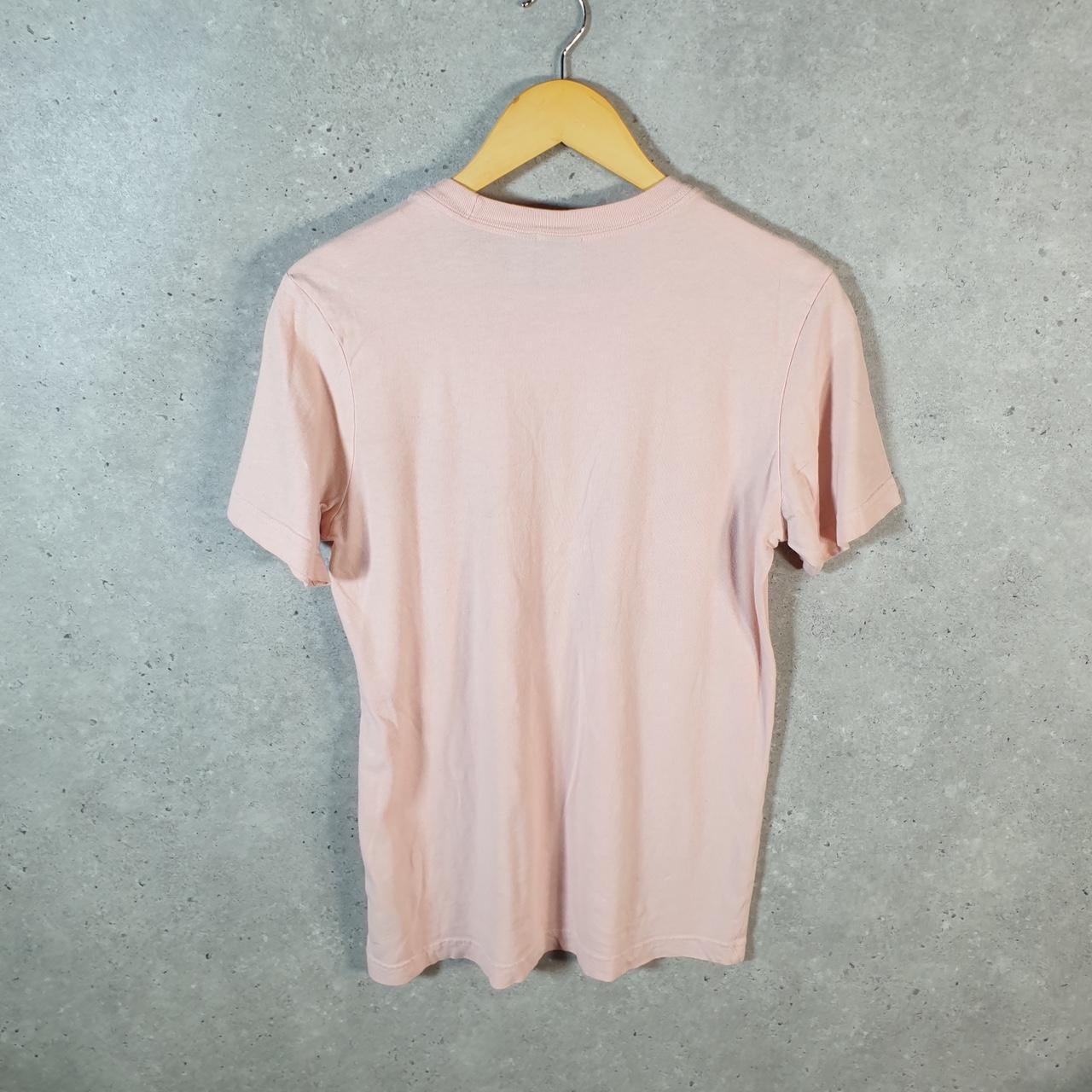 Vintage Adidas Trefoil Retro T Shirt Men’s Small Pink Three Stripes Logo Athletic