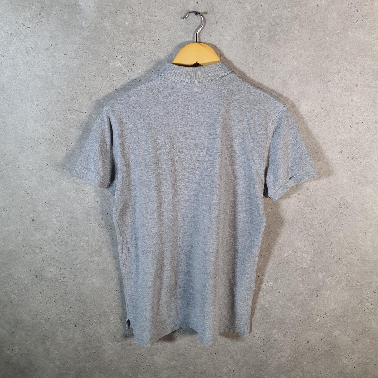 Vintage American Eagle Polo Shirt Men’s Small Grey Regular Fit Embroidered Logo