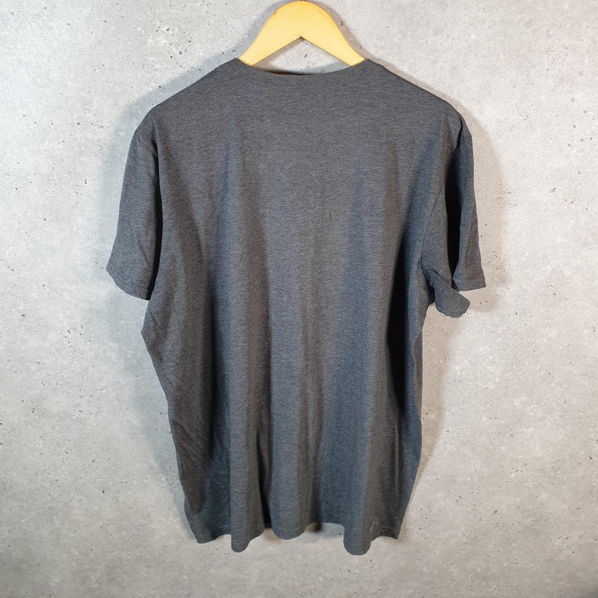 Vintage Adidas Go To Performance T Shirt Men’s XL Grey Three Stripes Logo Athletic