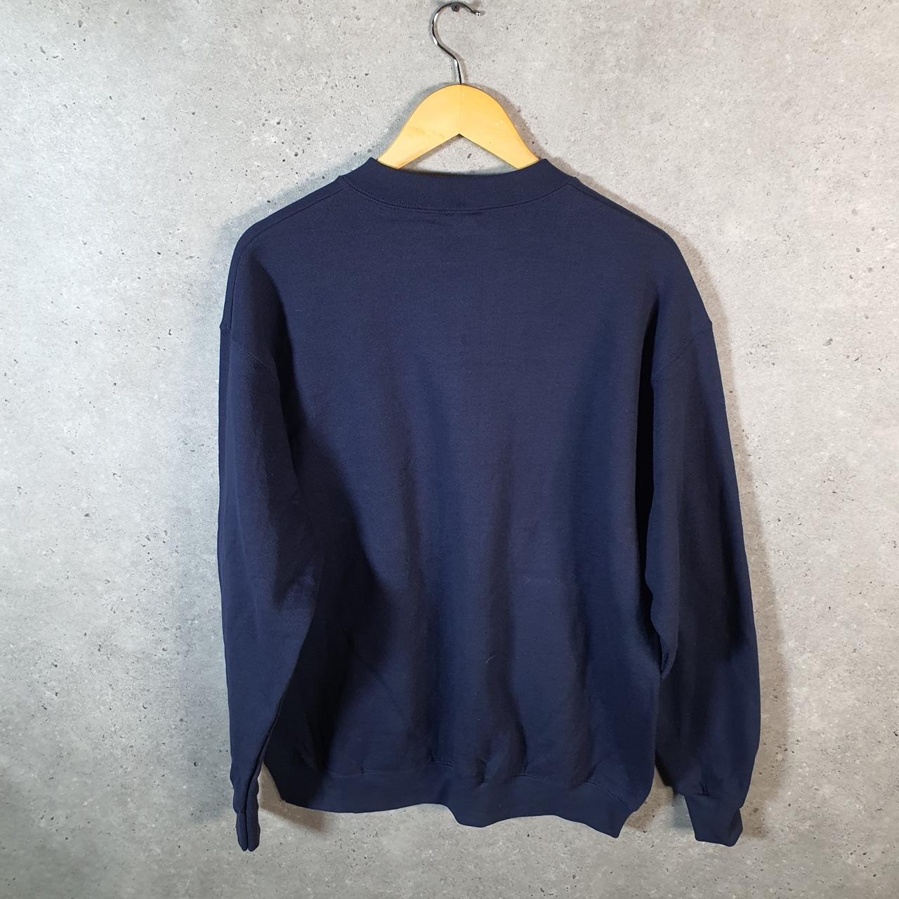 Vintage Lee Heavyweight Sweatshirt Men’s Large Navy Human Society Livingston County