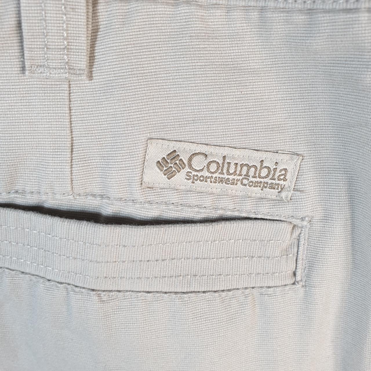 Vintage Columbia Performance Fishing Gear Shorts Men’s W36 Beige Athletic Hiking