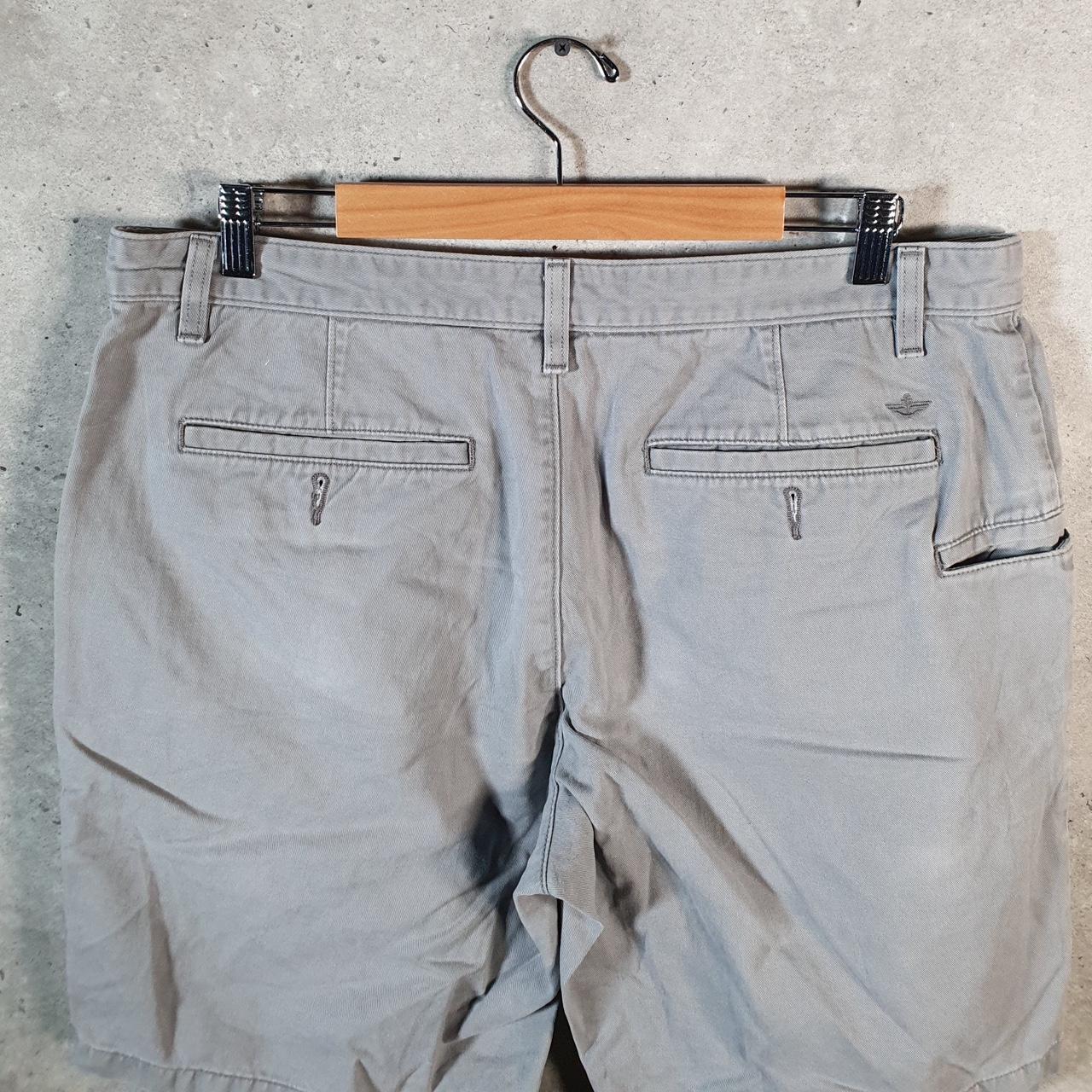 Vintage Dockers Chino Shorts Jorts Cargo Men’s W36 Grey Baggy Cotton A4401