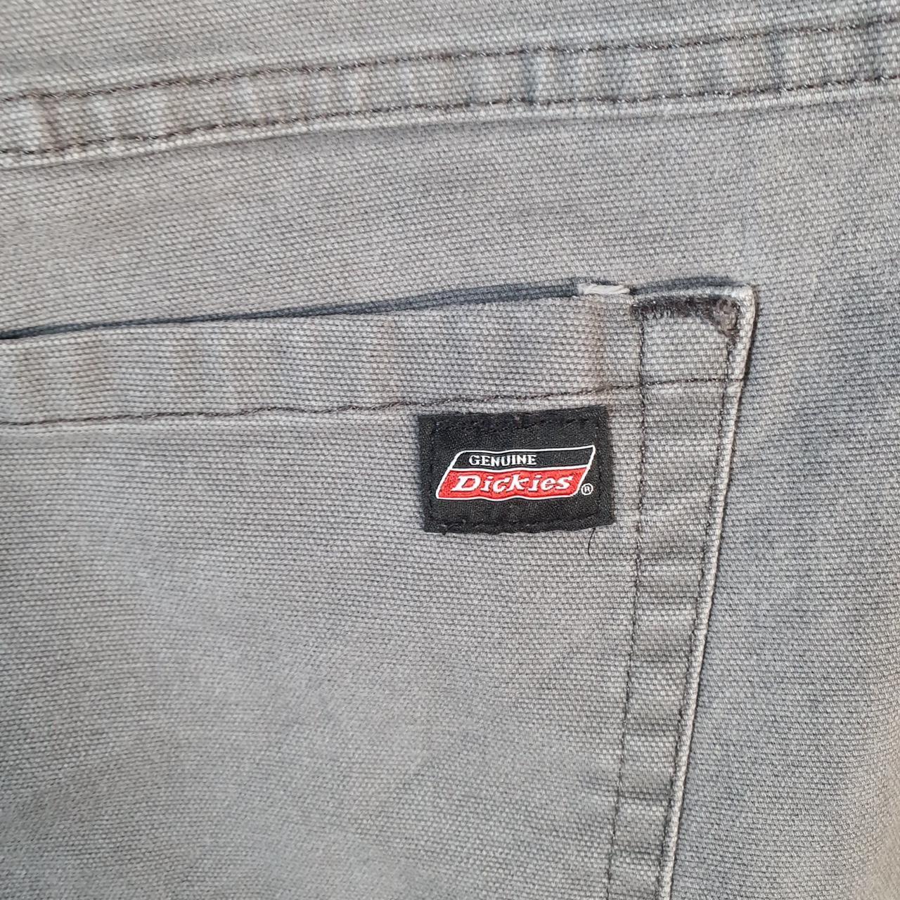 Vintage Dickies Baggy Chino Shorts Jorts Cargo Mens W40 Grey Regular Fit