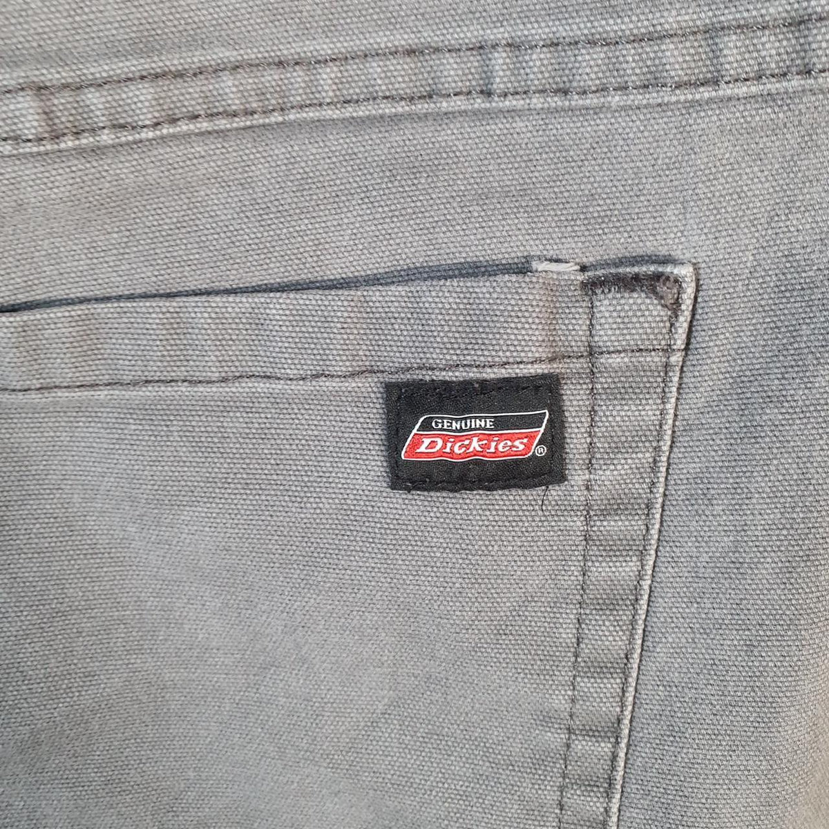 Vintage Dickies Baggy Chino Shorts Jorts Cargo Mens W40 Grey Regular Fit