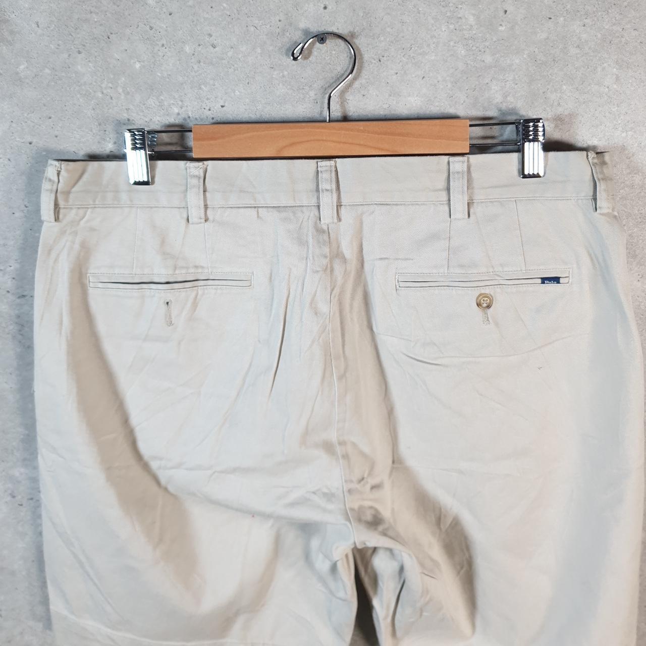 Vintage Ralph Lauren Polo Shorts Jorts Chino Cargo Men’s W36 Brown Baggy Cotton