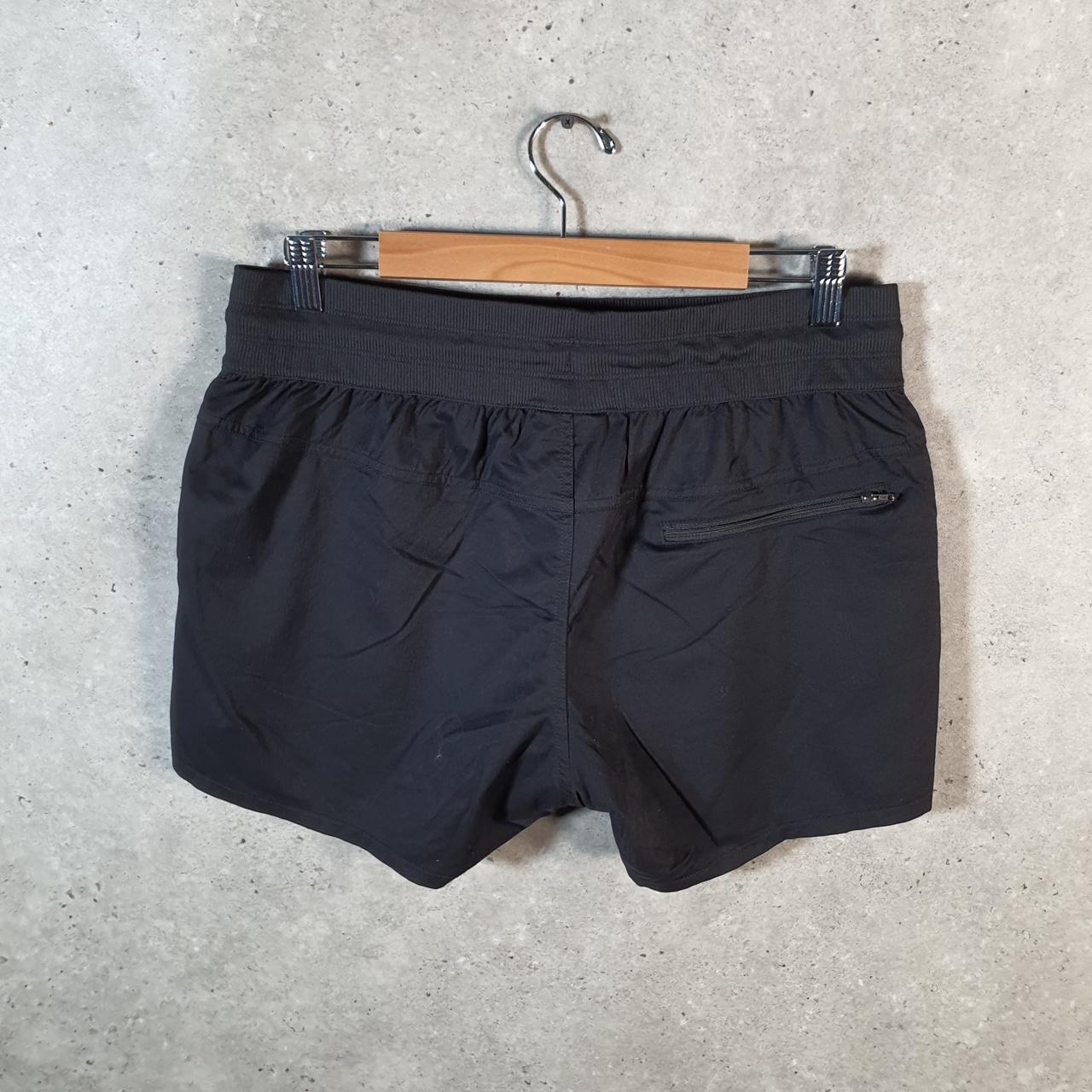 Vintage The North Face TNF Shorts Jorts Chino Cargo Womens Large Black Baggy Cotton