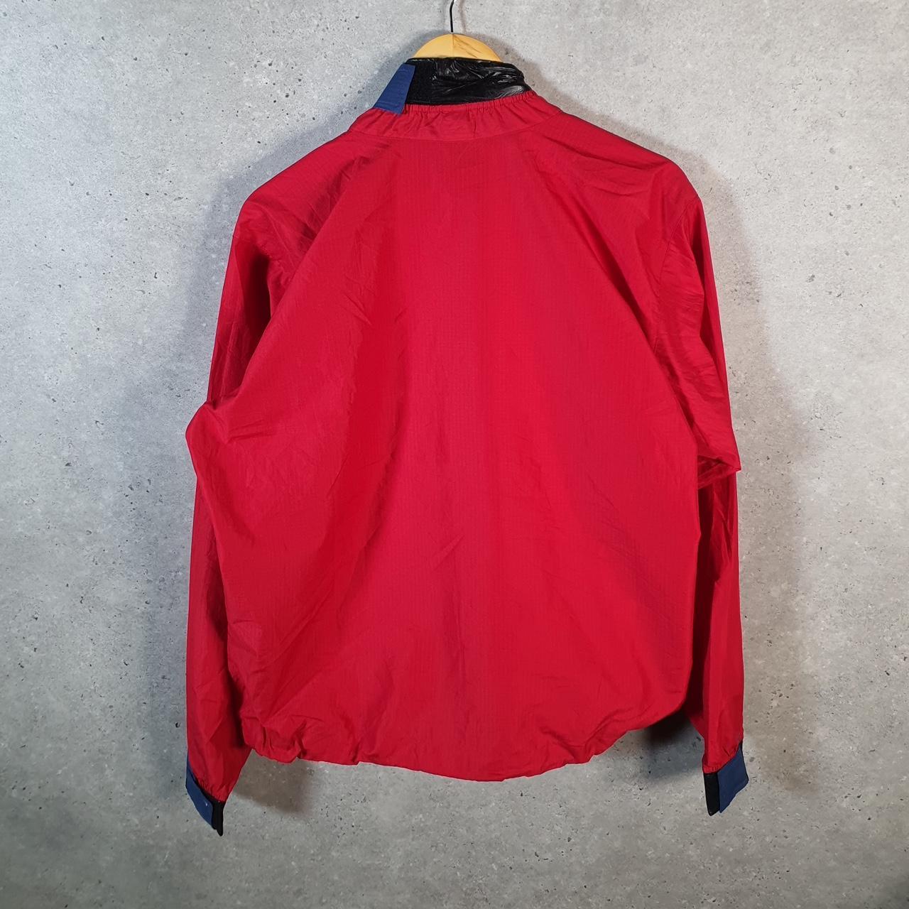 Vintage Patagonia 90s Shell Sweatshirt Jacket Mens Medium Red Pullover Windbreaker Big Fish Vintage