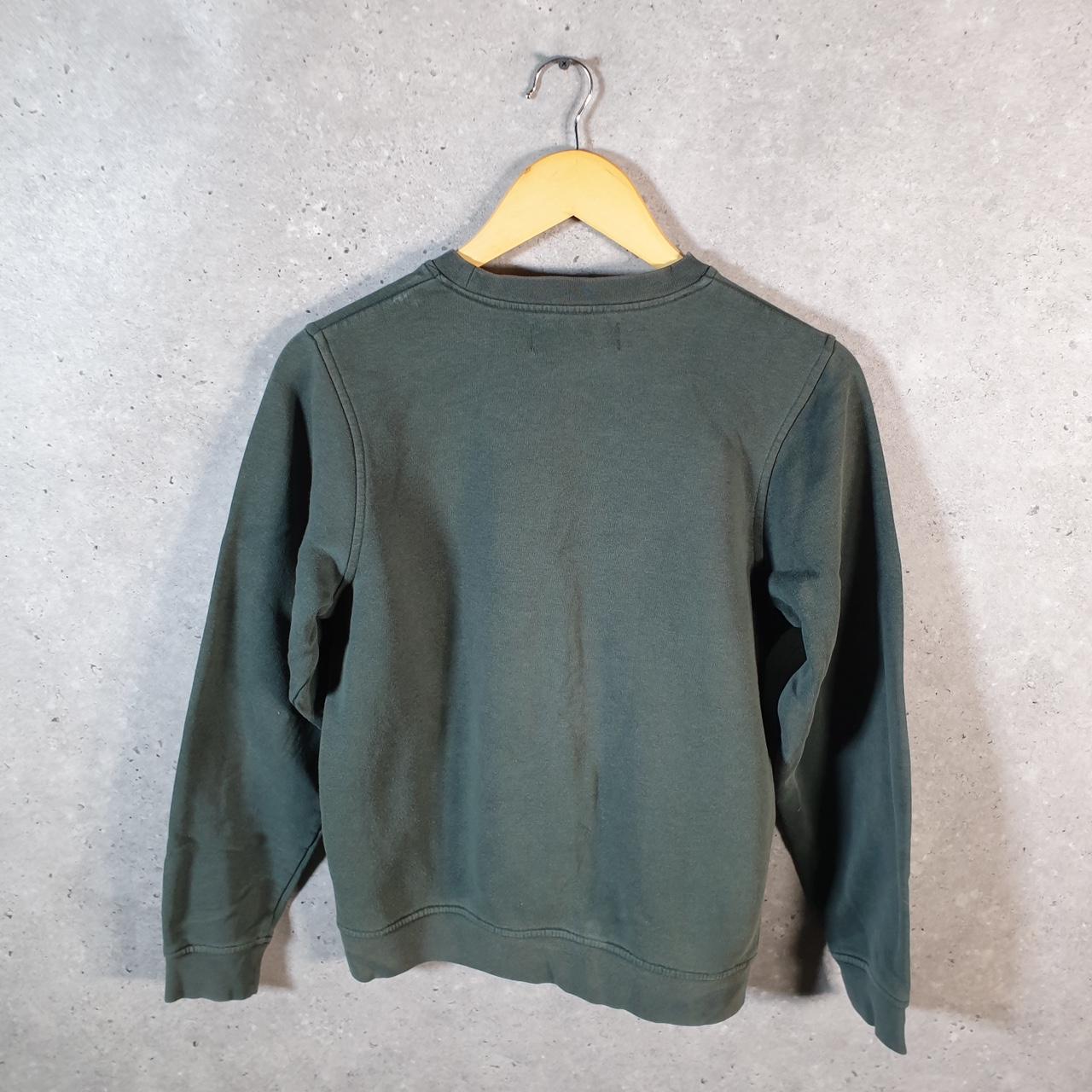 Vintage Kappa Embroidered Sweatshirt Men’s XS Green Y2K Pullover Casual