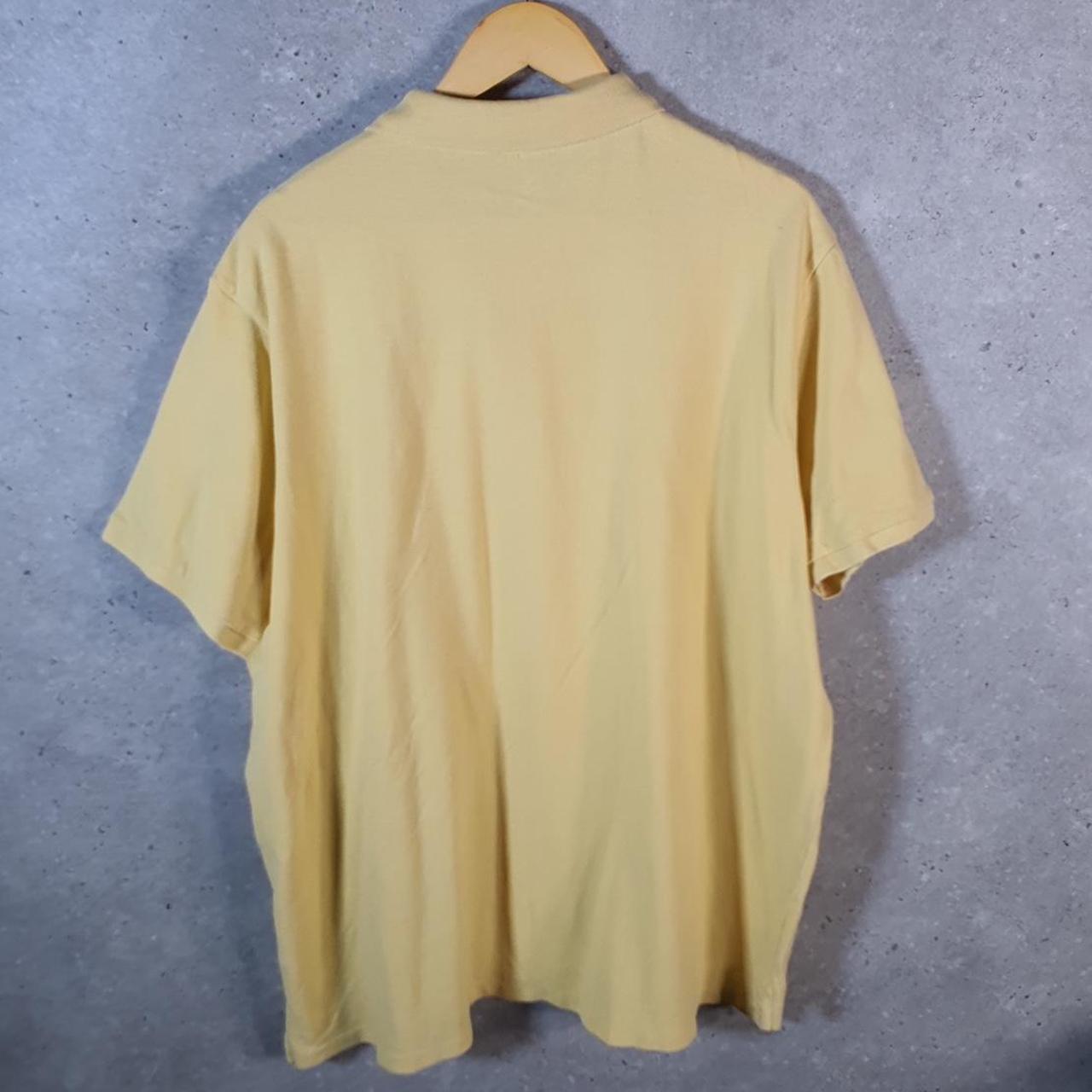 Vintage Ralph Lauren Polo Shirt Men’s 2XL Yellow Classic Fit Cotton Embroidered Pony