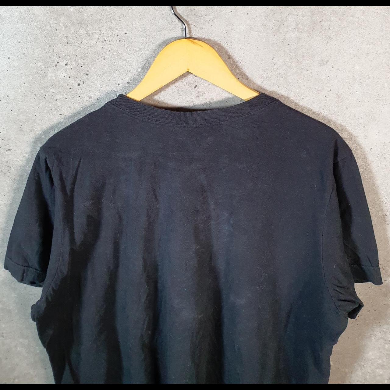 Vintage Nike Blank T Shirt Shirt Men’s Large Black Baggy Casual Athletic C9583