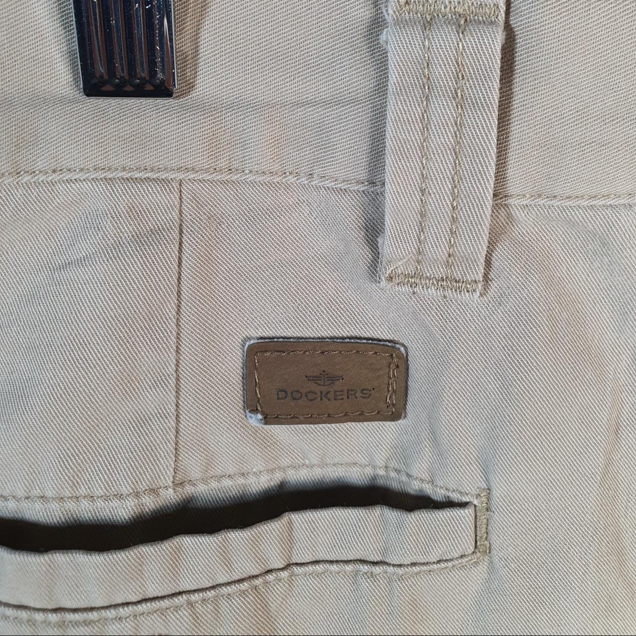 Vintage Dockers Chino Shorts Jorts Cargo Men’s W40 Beige Baggy Cotton A4324