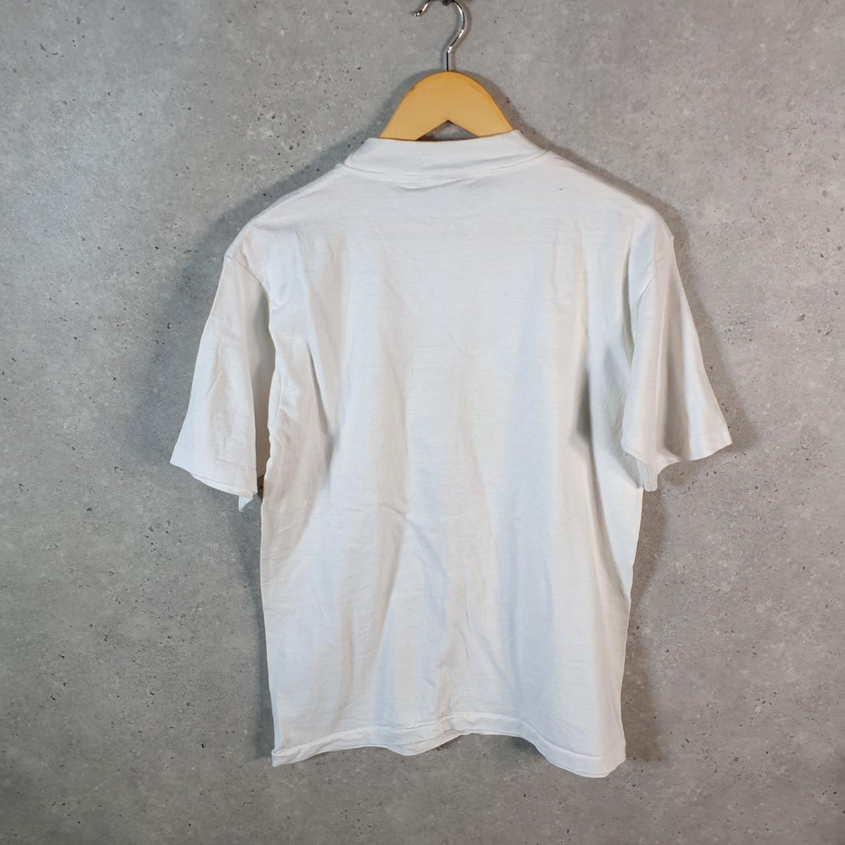 Vintage Oneita Power T Clemsons Pub Australia Melbourne 90s USA Single Stitch T Shirt Men’s Large White