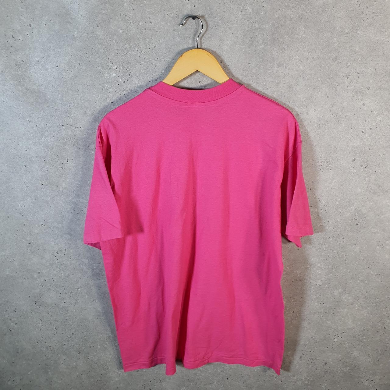 Vintage Hanes 1991 60 Years Old Birthday USA Single Stitch T Shirt Men’s XL Pink