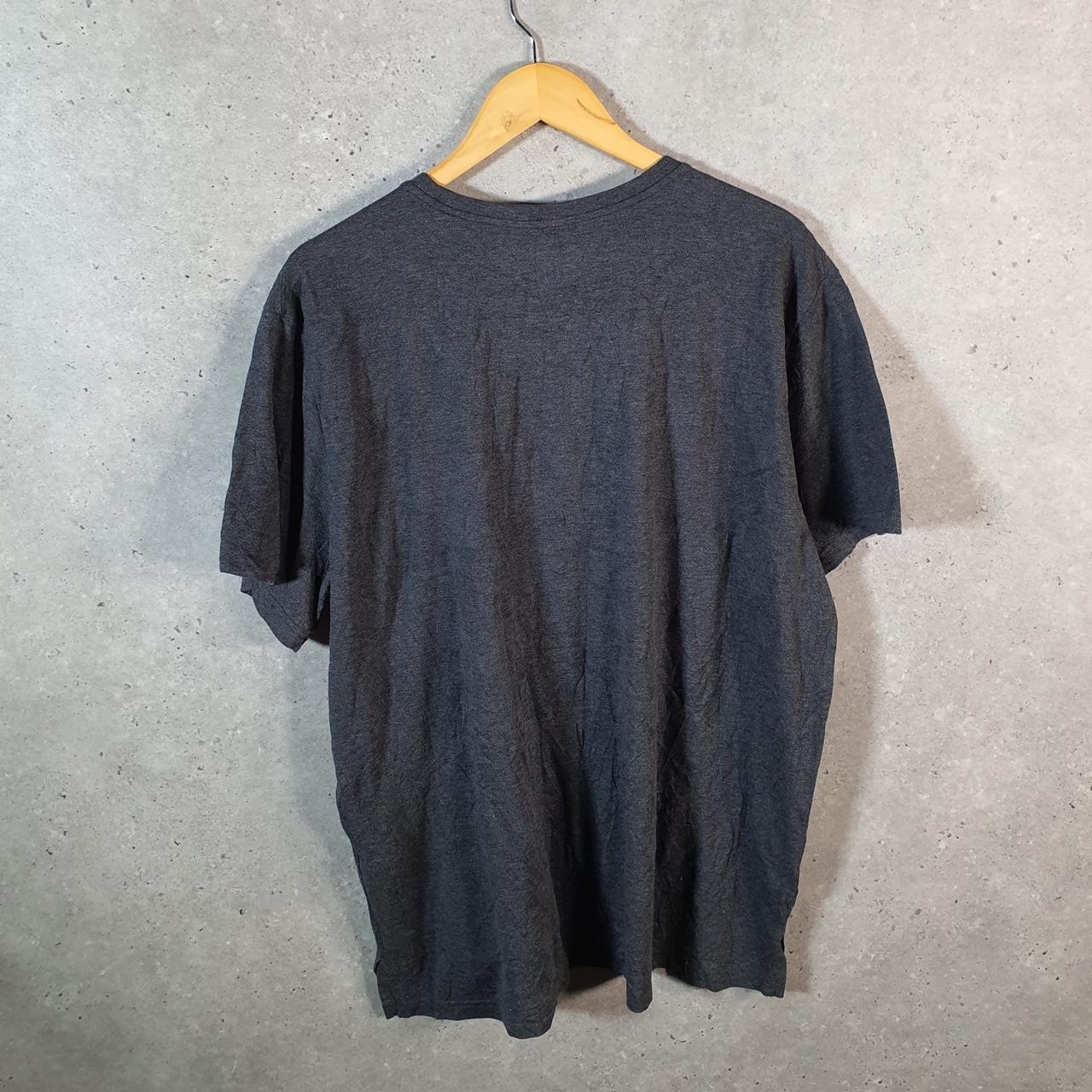 Vintage Nike Dri Fit T Shirt Men’s 2XL Grey Single Swoosh Logo Athletic Big Fish Vintage