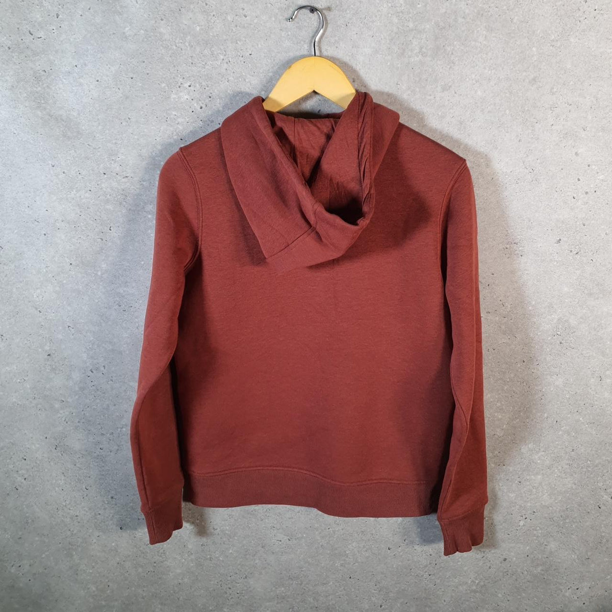Vintage Carhartt Hoodie Womens XS burgundy Pullover Blank Sweatshirt USA Relaxed Fit