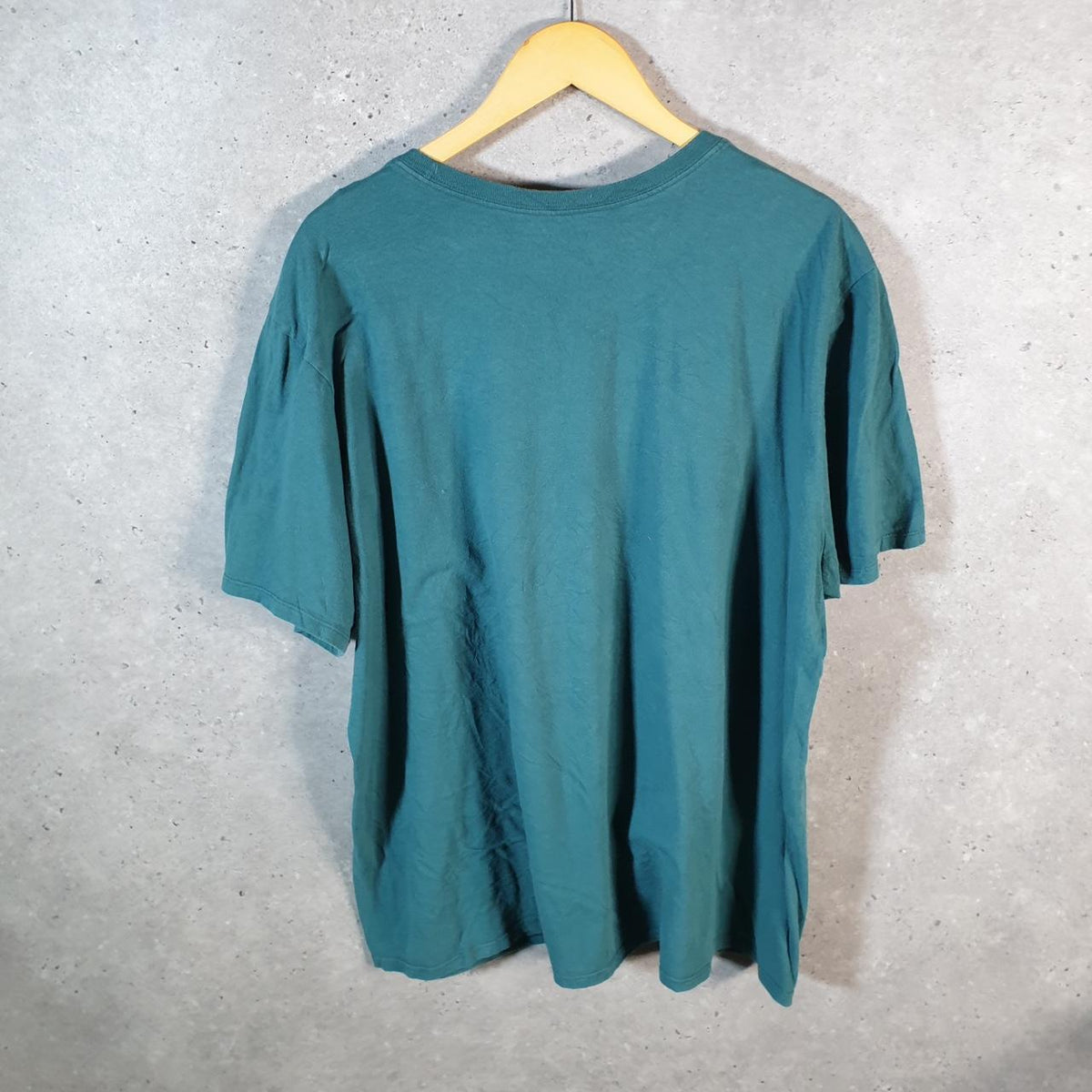 Vintage Nike Club Spellout T Shirt Men’s 2XL Blue Logo Swoosh Athletic