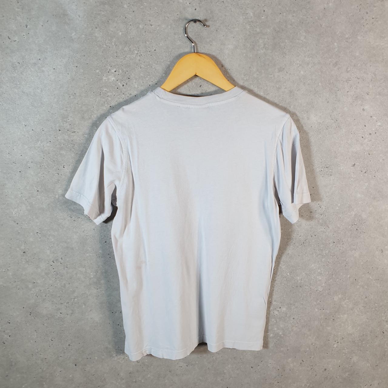 Vintage Adidas Spellout Trefoil Retro T Shirt Mens XS White Logo Athletic