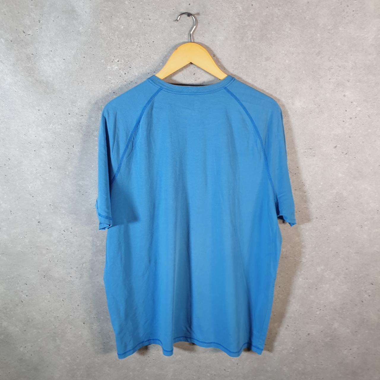 Vintage Carhartt Pocket T Shirt Men’s XL Blue Workwear Chore Utility Relaxed Fit