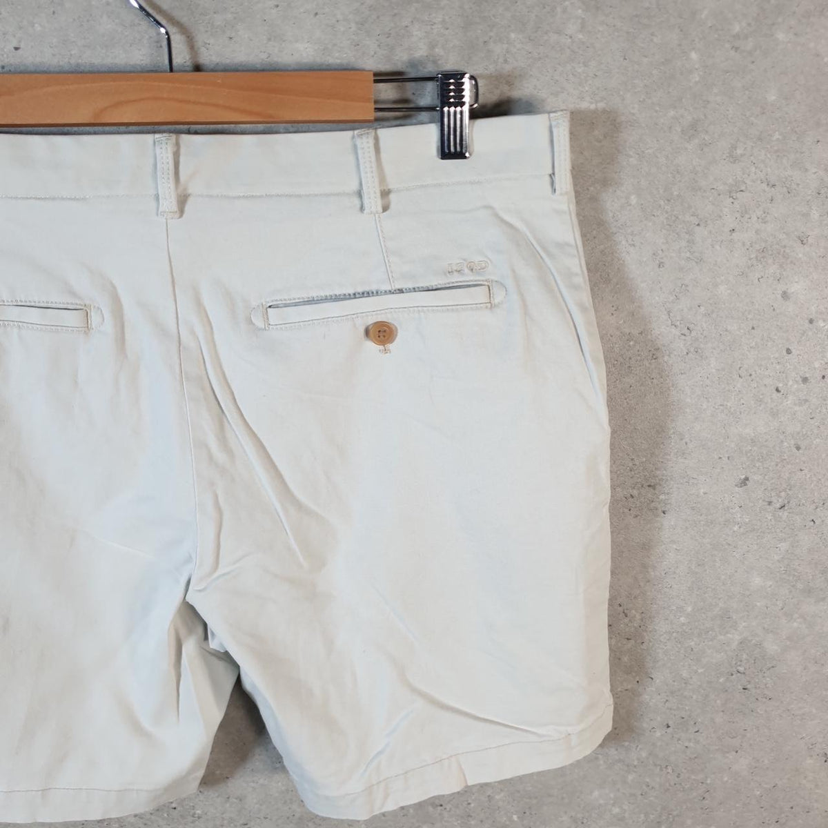 Vintage Izod Golf Chino Shorts Jorts Cargo Men’s W34 White Baggy Cotton