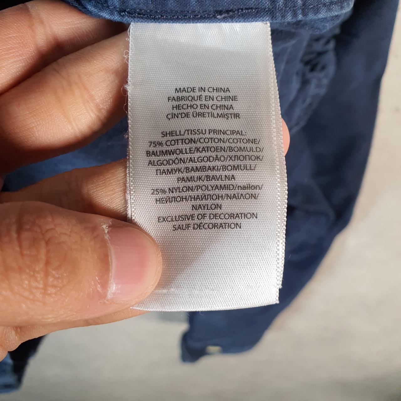 Vintage Ralph Lauren Polo Hooded Bomber Jacket Womens Large Blue Pony Full Zip Big Fish Vintage