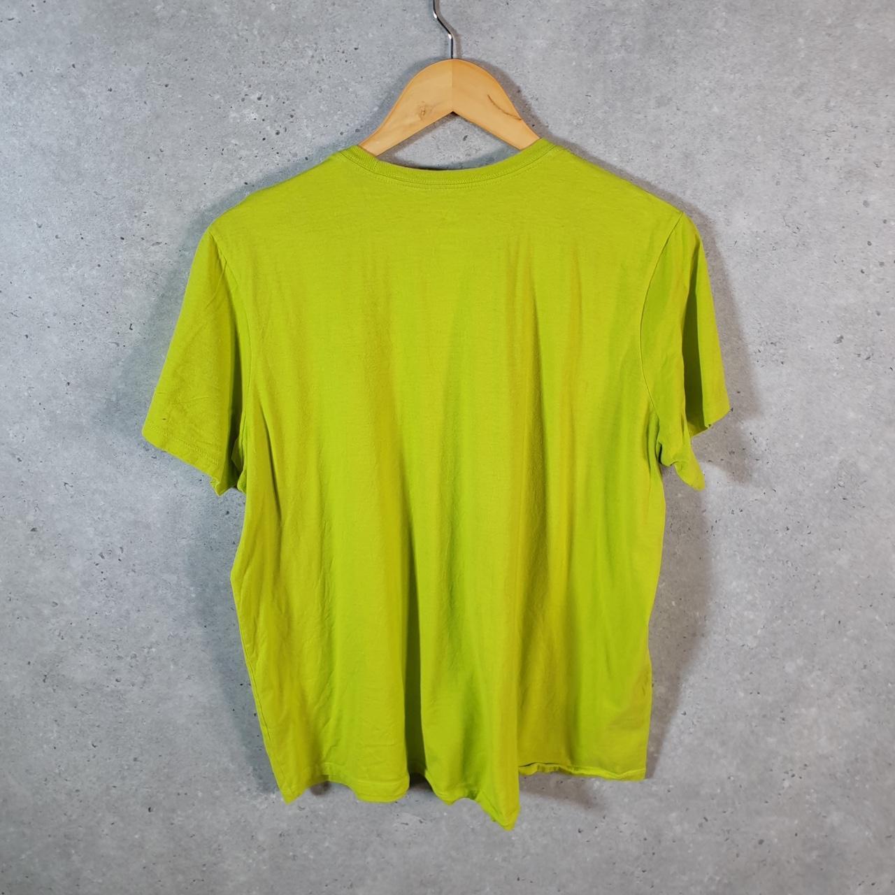 Vintage Nike Club T Shirt Womens XL Green Single Swoosh Logo Athletic C8277