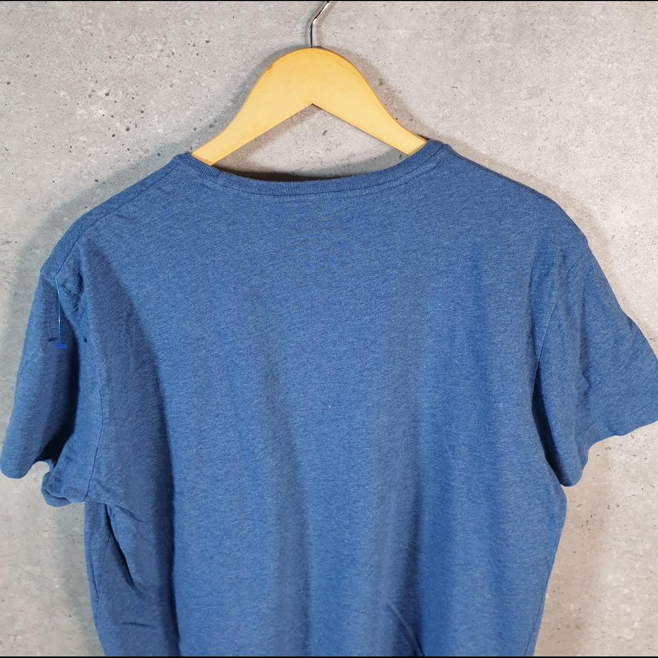 Vintage Ralph Lauren Polo T Shirt Men’s Medium Blue Embroidered Classic Fit Pony C8582