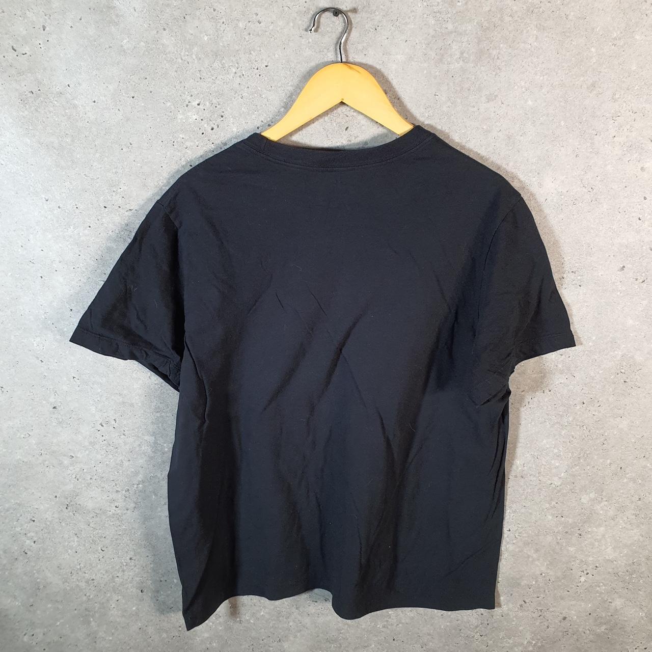Vintage Nike Club Spellout T Shirt Men’s Large Black Logo Swoosh Athletic