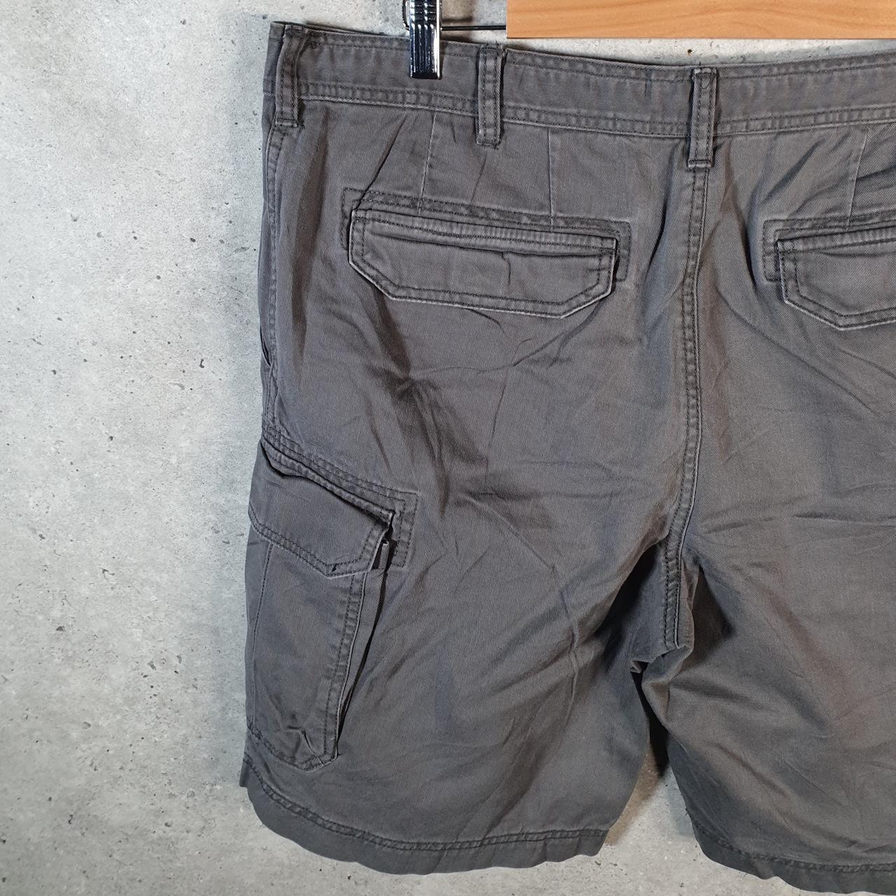 Vintage Izod Golf Chino Shorts Jorts Cargo Men’s W38 Grey Baggy Cotton