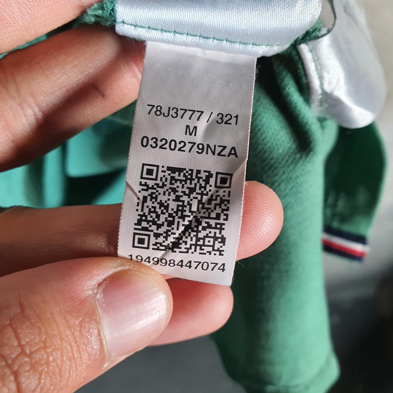 Vintage Tommy Hilfiger Polo Shirt Womens Medium Green Classic Fit Embroidered Logo