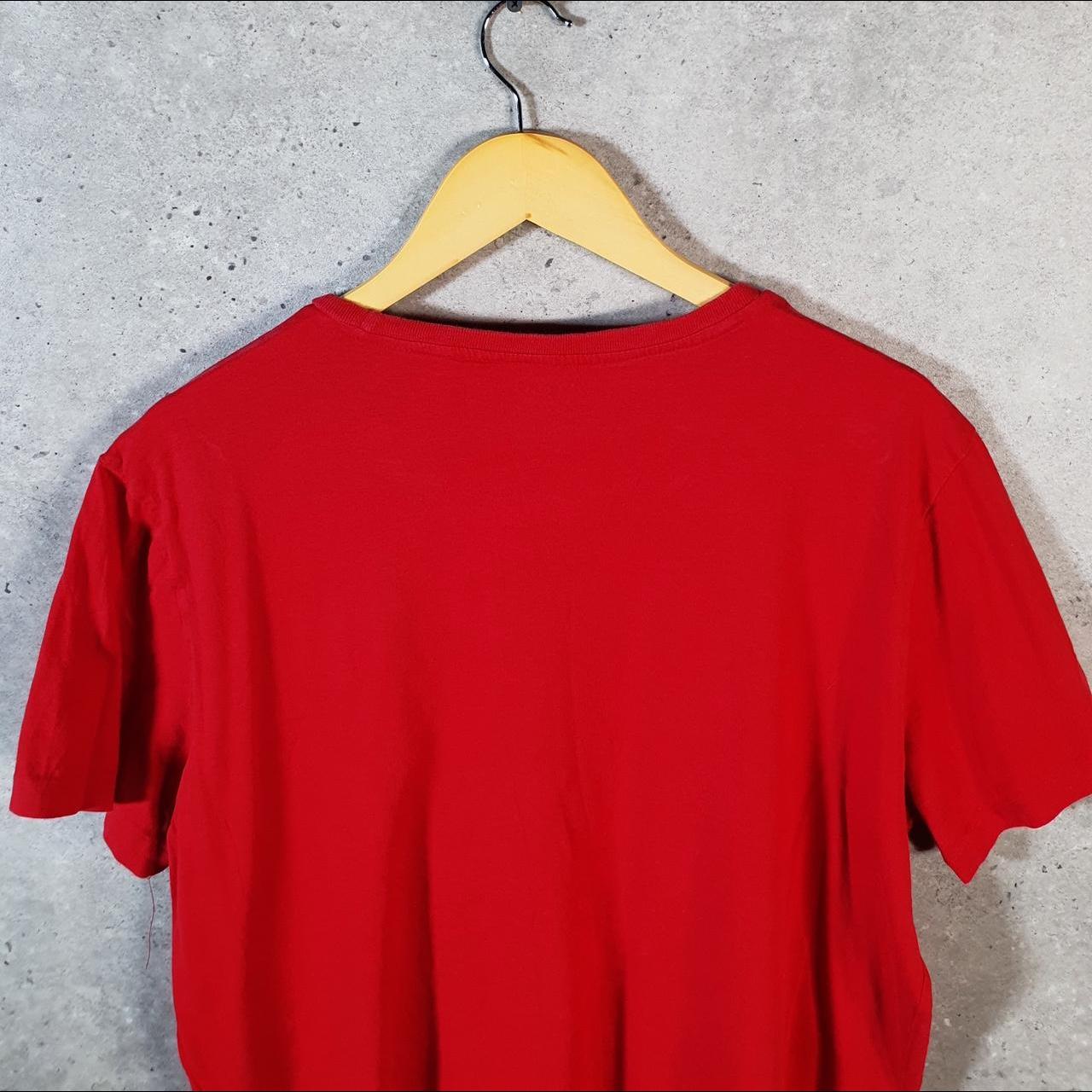 Vintage Ralph Lauren Polo T Shirt Men’s Large Red Embroidered Pony Classic Fit C9094