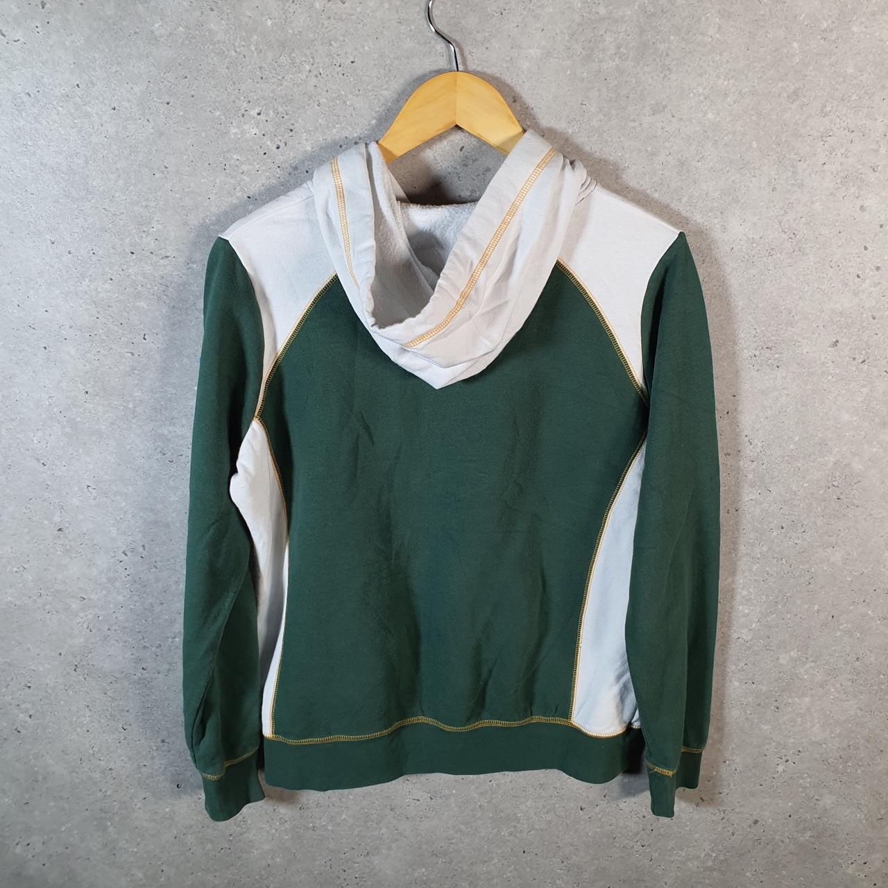 Vintage NFL Green Bay Packers Hoodie Womens L Green Pullover USA Pro Sport