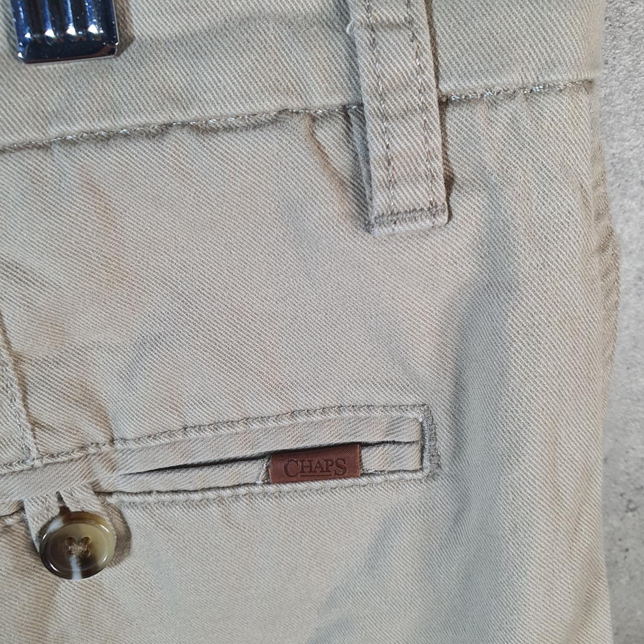 Vintage Chaps Ralph Lauren Chino Shorts Jorts Cargo Men’s W38 Brown Baggy Cotton