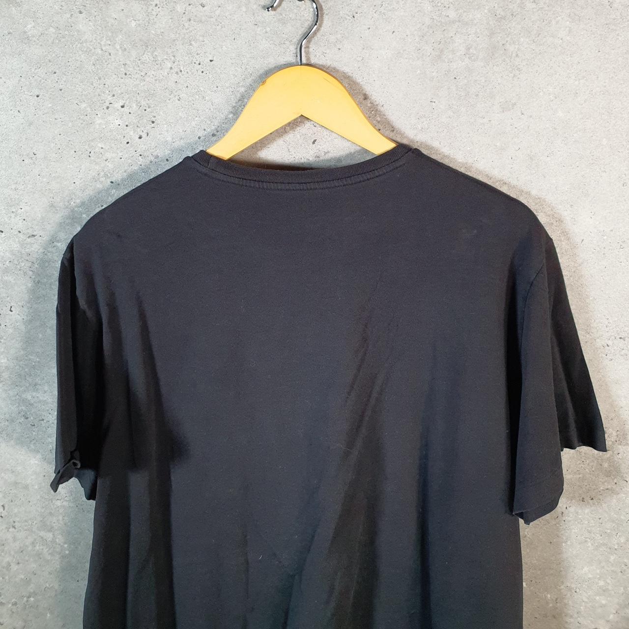 Vintage Ralph Lauren Polo Sport T Shirt Men’s Large Black Slim Fit Embroidered Pony C8660