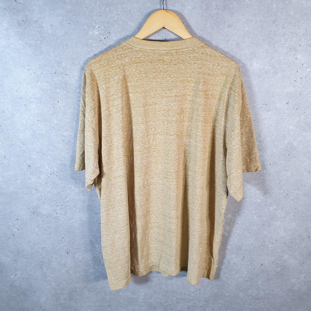 Vintage Carhartt Pocket T Shirt Men’s XL Yellow Workwear Chore Utility Original Fit