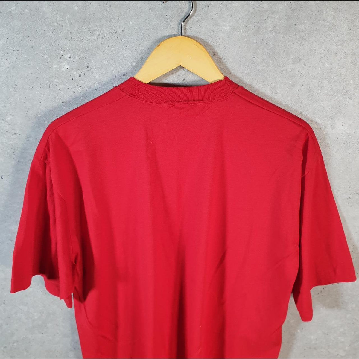 Vintage Jerzees SS Maroons USA 90s Single Stitch T Shirt Men’s XL Red C8954
