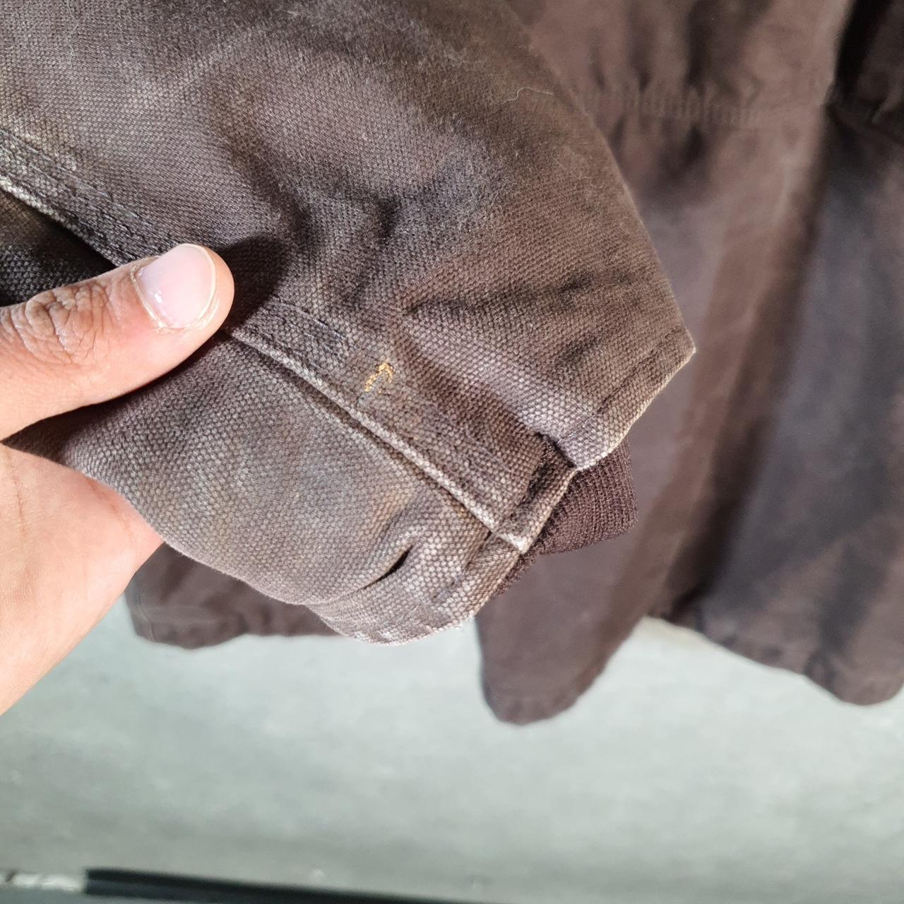 Vintage Carhartt Full Swing Relaxed Fit Washed Duck Insulated Jacket Men’s Large Brown Canvas USA G2121