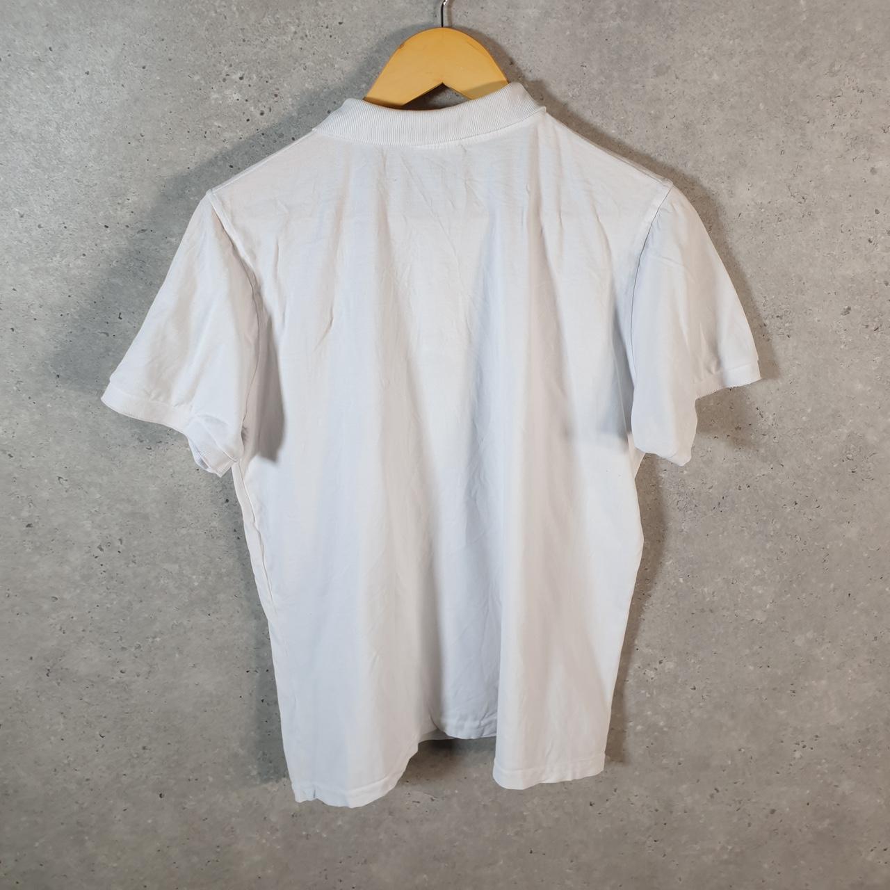 Vintage Lacoste Polo Shirt Men’s Small White Classic Fit Embroidered Logo